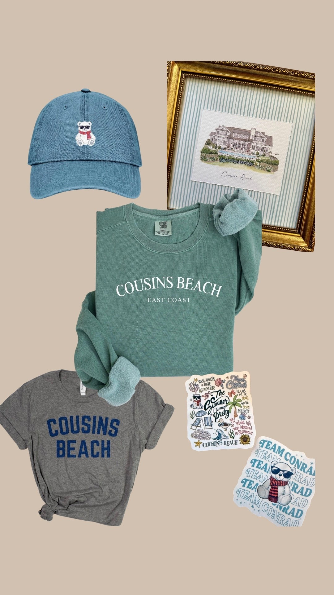 The Summer I turned Pretty gifts. 

For anyone missing our close personal friends from cousins beach. Sweatshirt. Stickers. Junior mint hat. Art. T shirt. TSITP

#LTKHome #LTKFindsUnder50