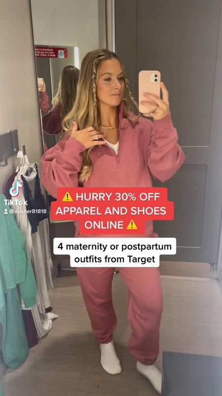 Postpartum outfits are just as important and maternity outfits! These 4 outfits can go both ways! Target is having a sale for 30% off apparel and shoes. Hurry! 

#LTKbump #LTKstyletip #LTKsalealert