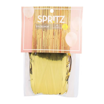 Party Backdrop Gold - Spritz™ | Target