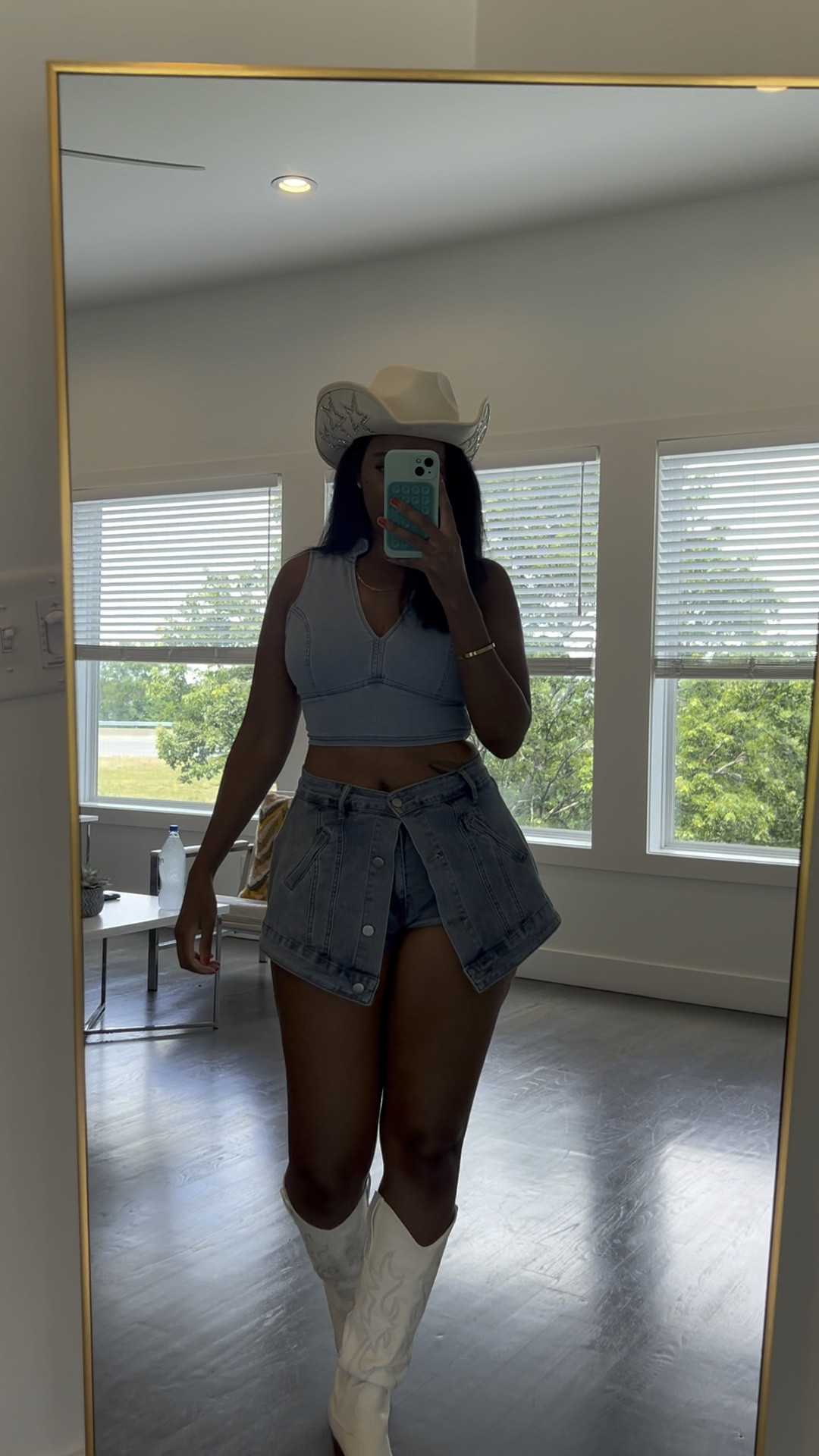 Country concert outfit! Nashville girls trip 🤠 #amazon #amazonfinds #amazonoutfit
Denim outfit/shorts 

#LTKSummerSales #LTKStyleTip #LTKVideo