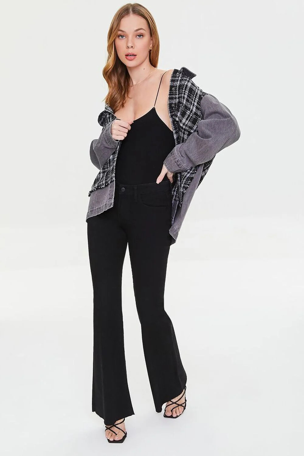 Raw-Cut Flare Jeans | Forever 21 (US)