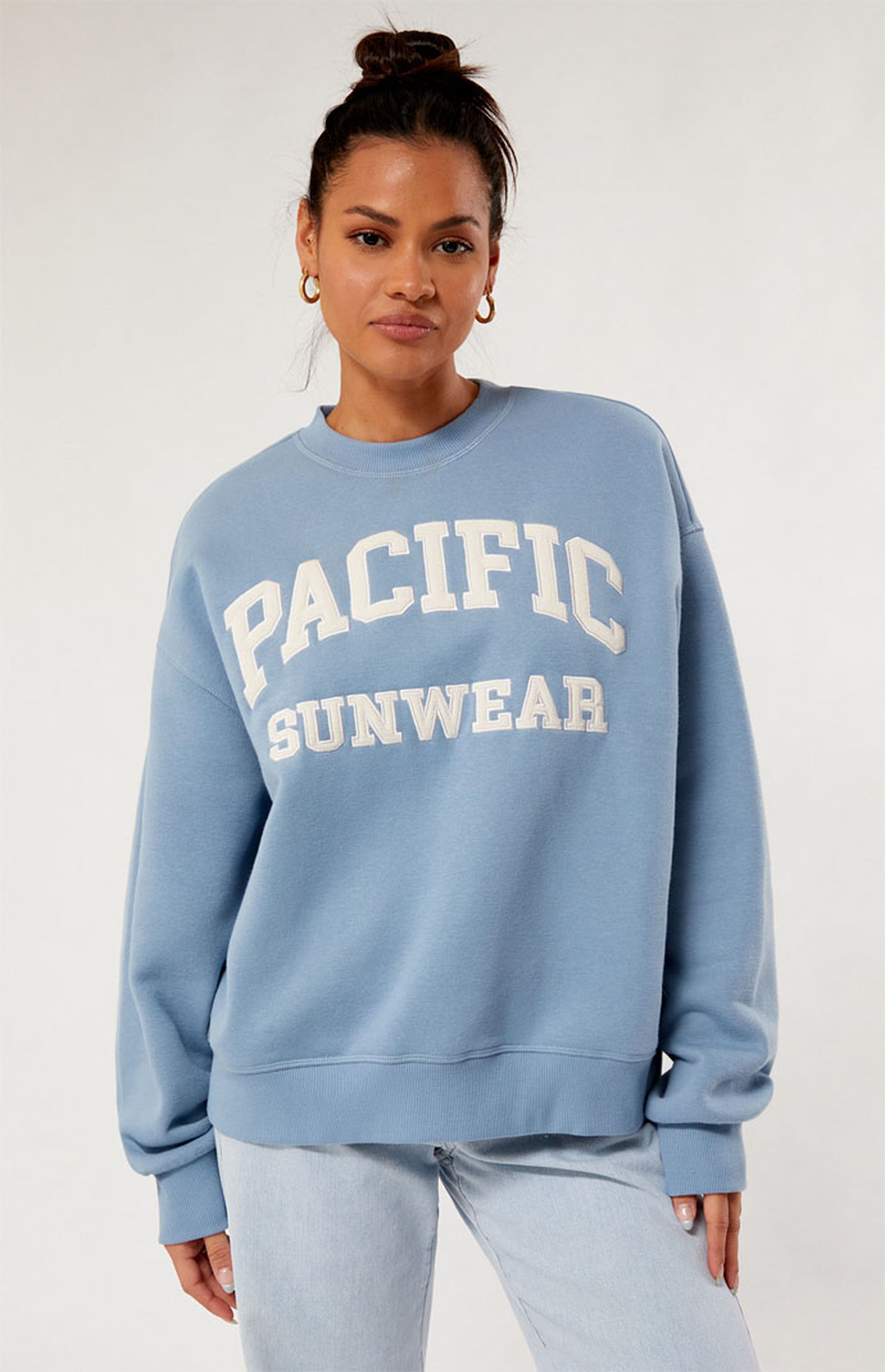 PacSun Pacific Sunwear Arch Crew Neck Sweatshirt | PacSun