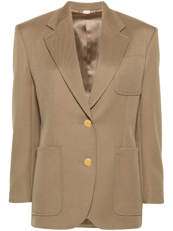 Gucci Horsebit-detail single-breasted Blazer | Brown | FARFETCH | Farfetch Global