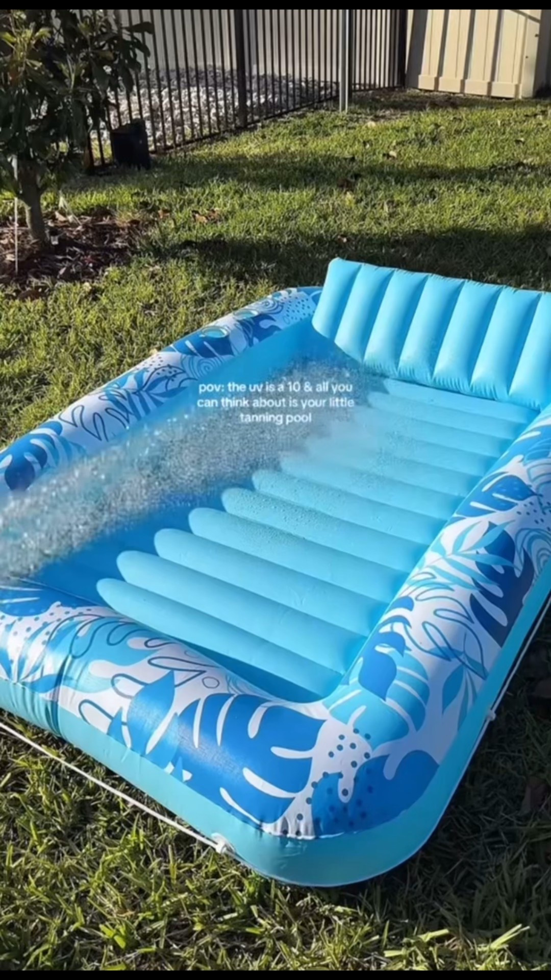Lounger is linked! 
Inflatable Tanning Pool Lounger Float - Jasonwell 4 in 1 Sun Tan Tub Sunbathing Pool Lounge Raft Floatie Toys Water Filled Tanning Bed Mat Pad for Adult Blow Up Kiddie Pool L


#LTKgiftguide #LTKsummer
