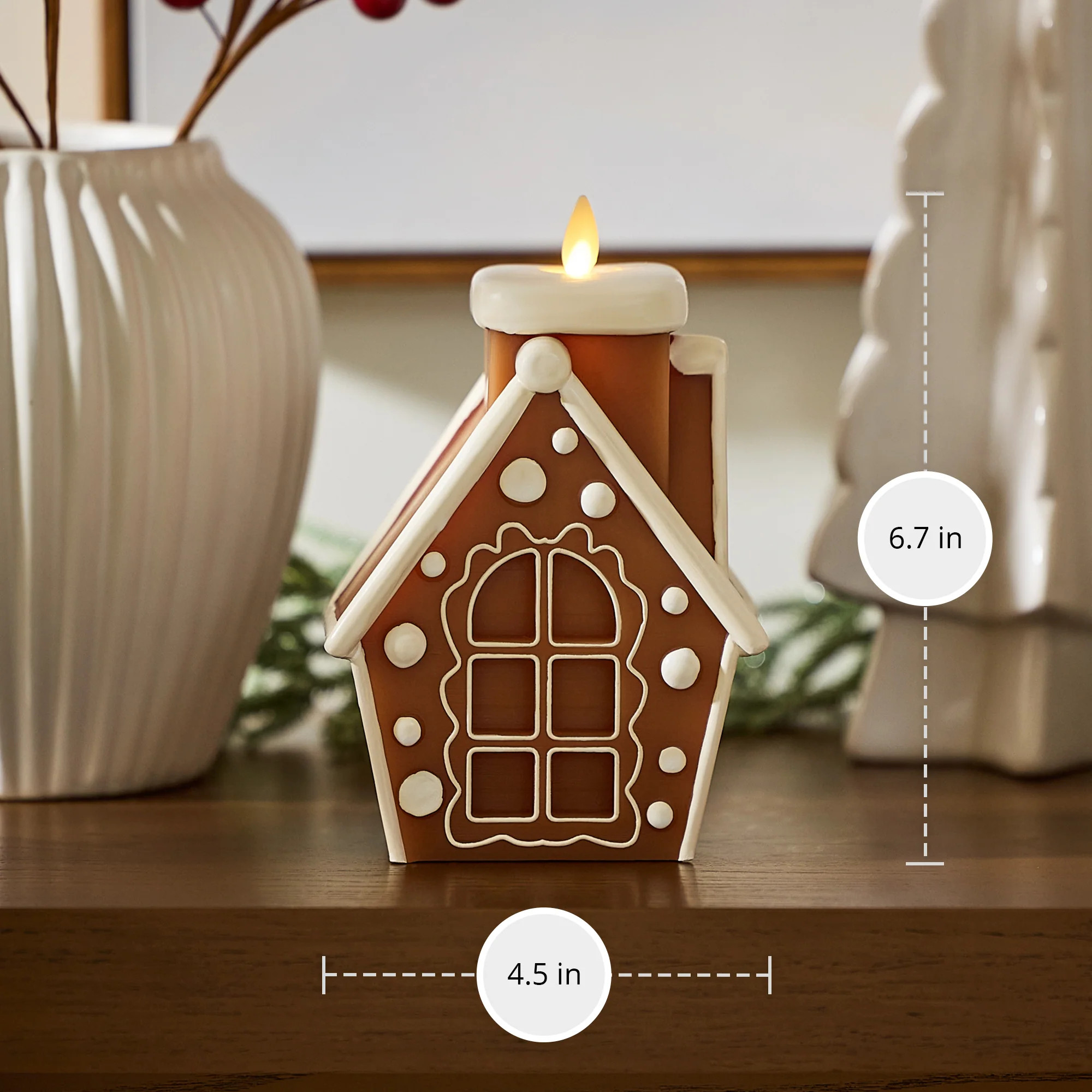 Gingerbread House Flameless Candle | Luminara