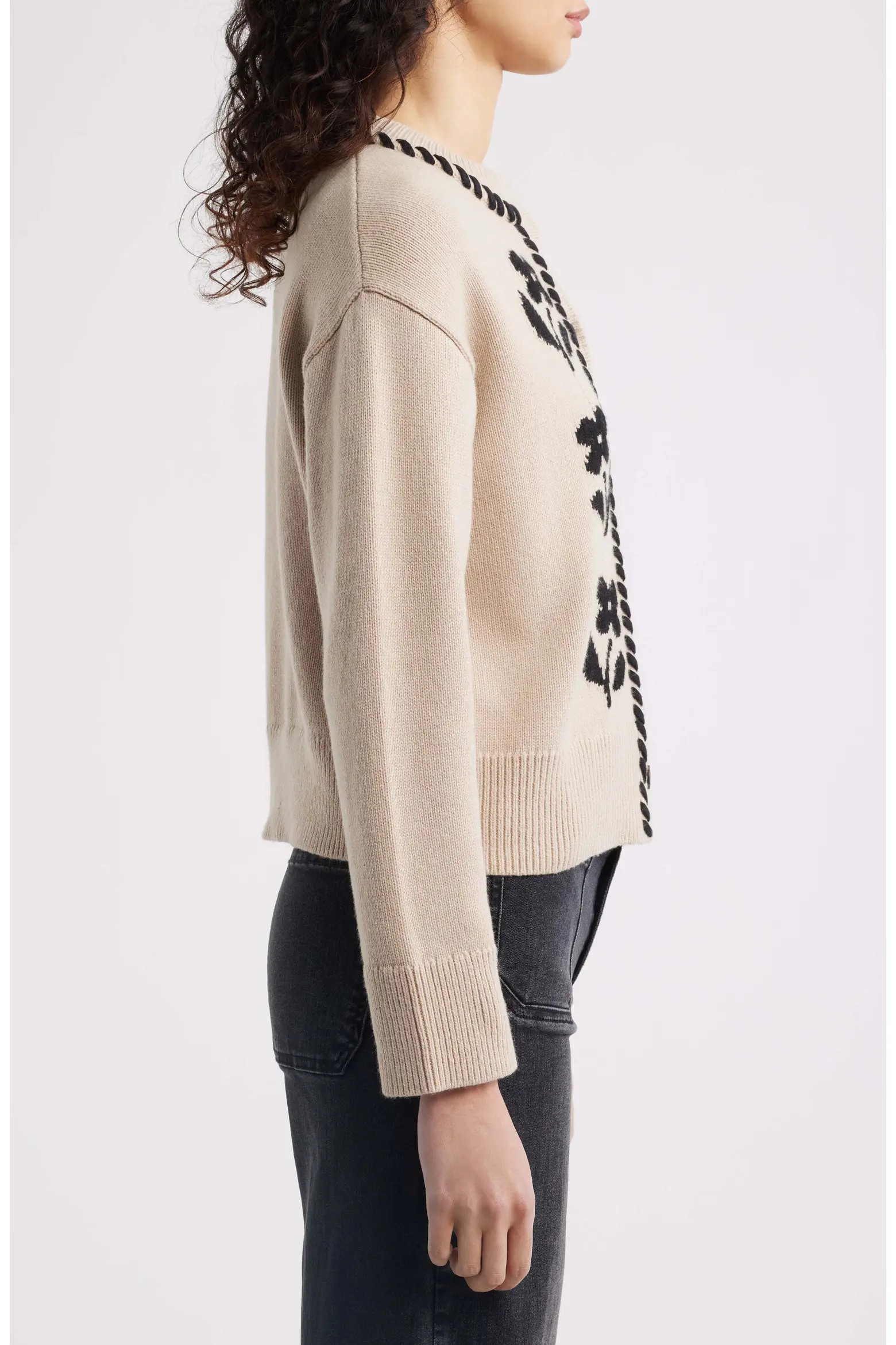Mavie Intarsia Floral Cardigan (Women) | Nordstrom | Nordstrom