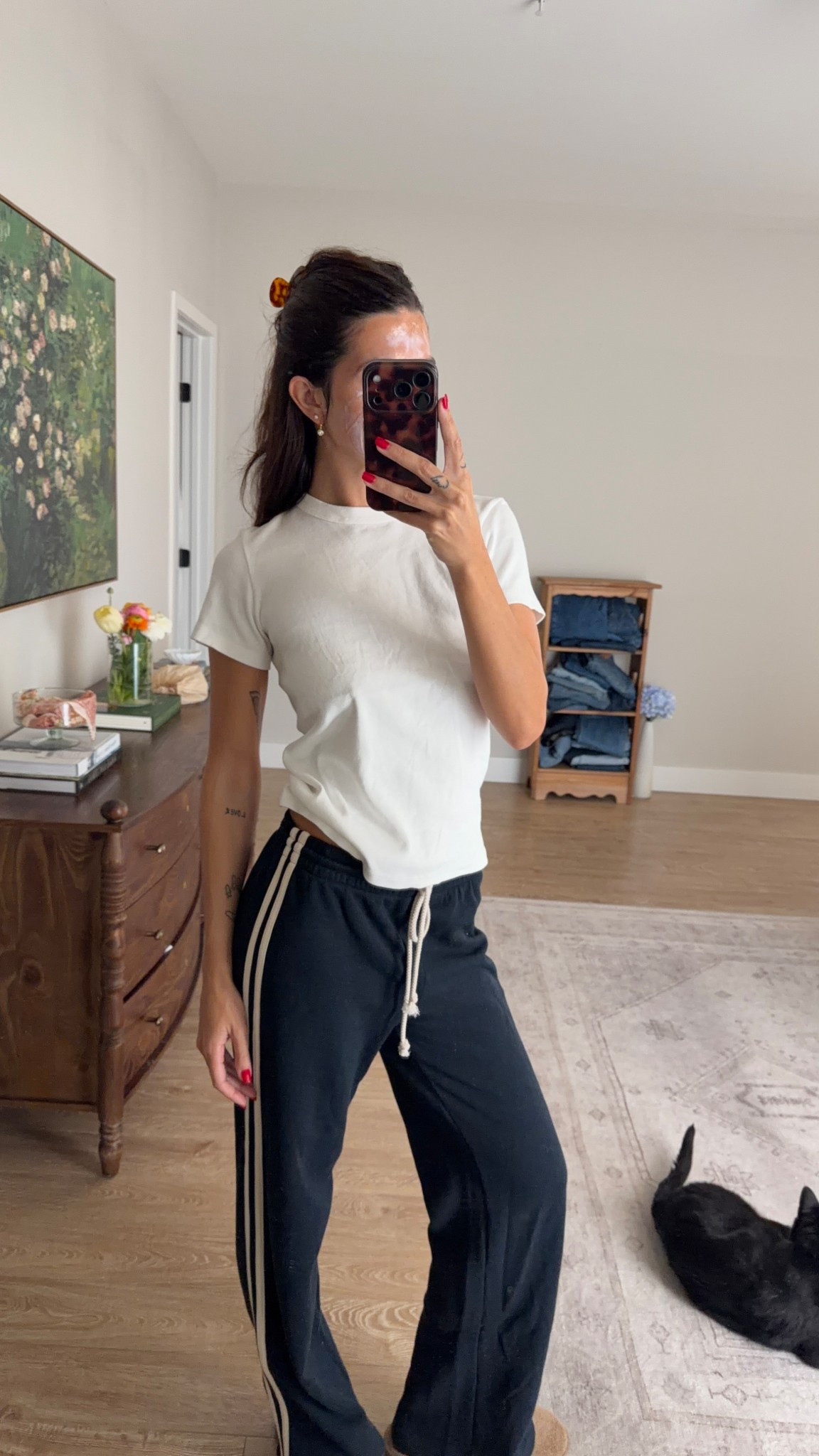 Casual spring outfit! Top is brandy melville but bottoms are in a size M

#LTKootd