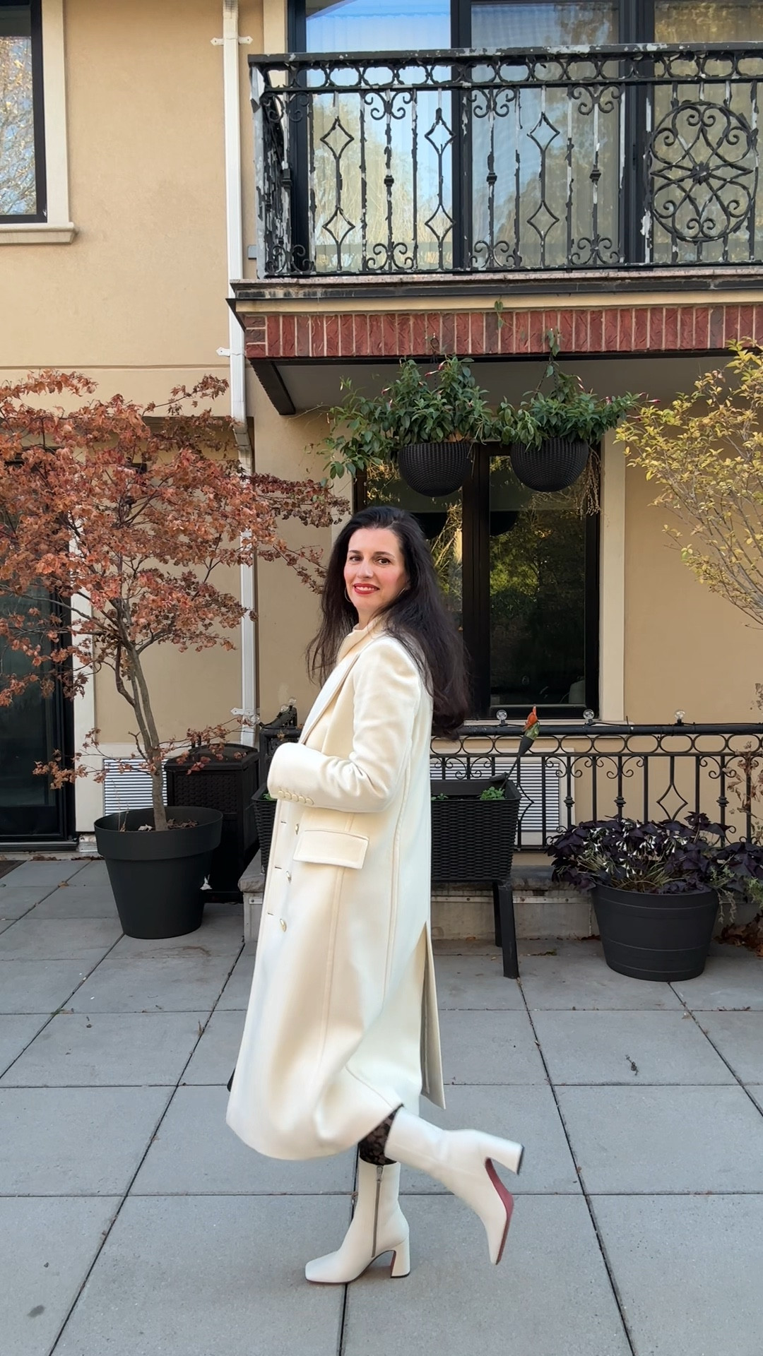 Have been collecting complements all weekend on this look. This amazing cozy coat from Veronica Beard is iconic paired with this season hottest trend off white bootees! You will see a lot of turned heads guaranteed!! 

#LTKSeasonal #LTKStyleTip #LTKOver40