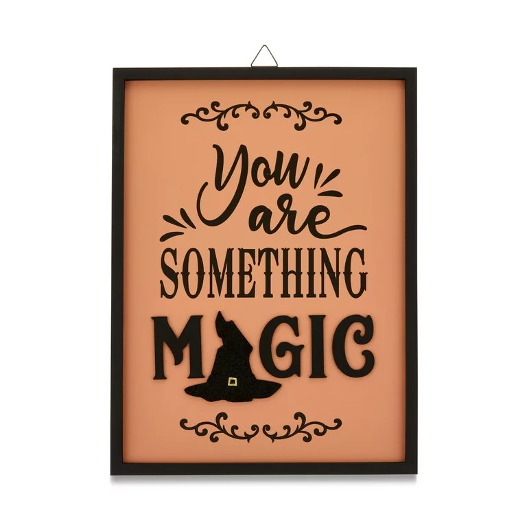 Halloween 16in Orange You Are Something Magic Hanging Decoration, Way to Celebrate | Walmart (US)