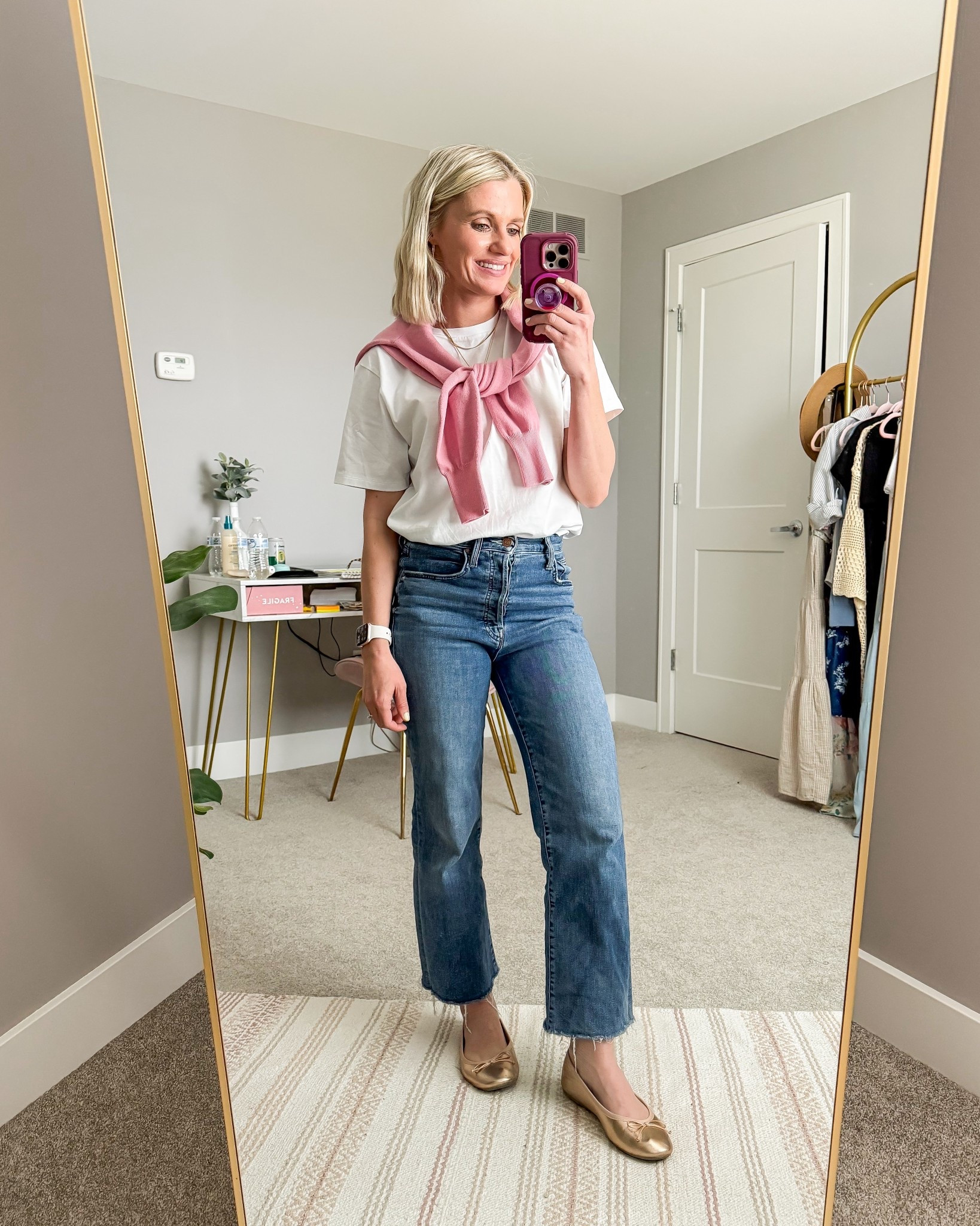 What I wore this week! I love adding a pop of color to my outfit with my sweater! 
Shirt- small
Jeans- thrifted, linked similar options 
Sweater- smalll

#LTKOver40 #LTKootd #LTKPetite