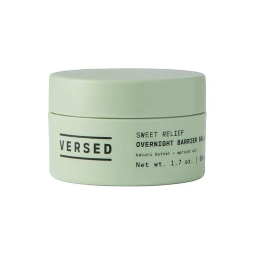 Versed Sweet Relief Night Mask + Face Balm - Intensive Overnight Moisturizing Face Mask for Redness Relief, Dry Skin and Moisture Barrier Repair - Soothing & Vegan Facial Skin Care Mask (1.7 oz) | Amazon (US)