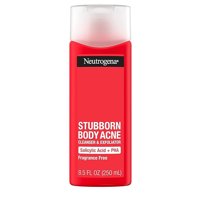 Neutrogena Stubborn Body Acne Cleanser & Exfoliator with Salicylic Acid & PHA for Acne-Prone Skin... | Amazon (US)