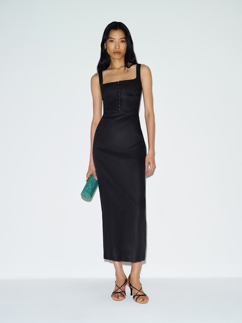Lisa Linen Dress | Reformation (Global)