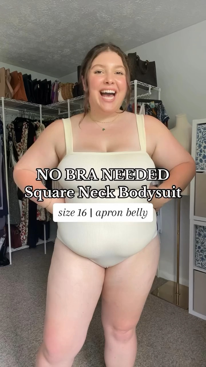 @foxandluxe 🤍 I’m a size 16, 5’6”, 200+ lbs., and have an apron belly! If you have a similar body type follow along for more ☺️

Sharing outfit inspo + my life daily @foxandluxe 

#summeroutfitinspo #size16 #curvyoutfitinspo #bodysuit
