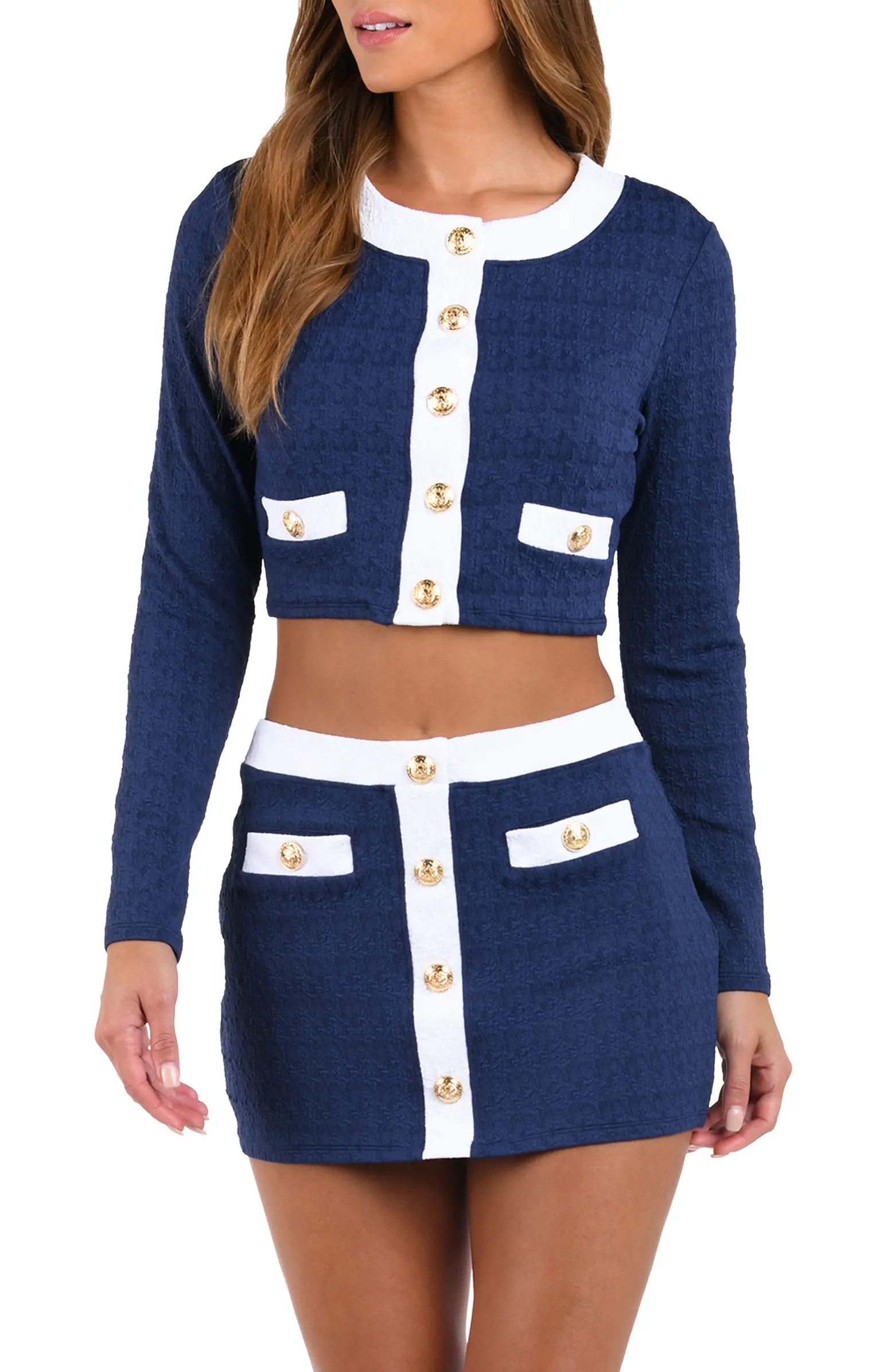 Adaline Colorblock Crop Rashguard | Nordstrom