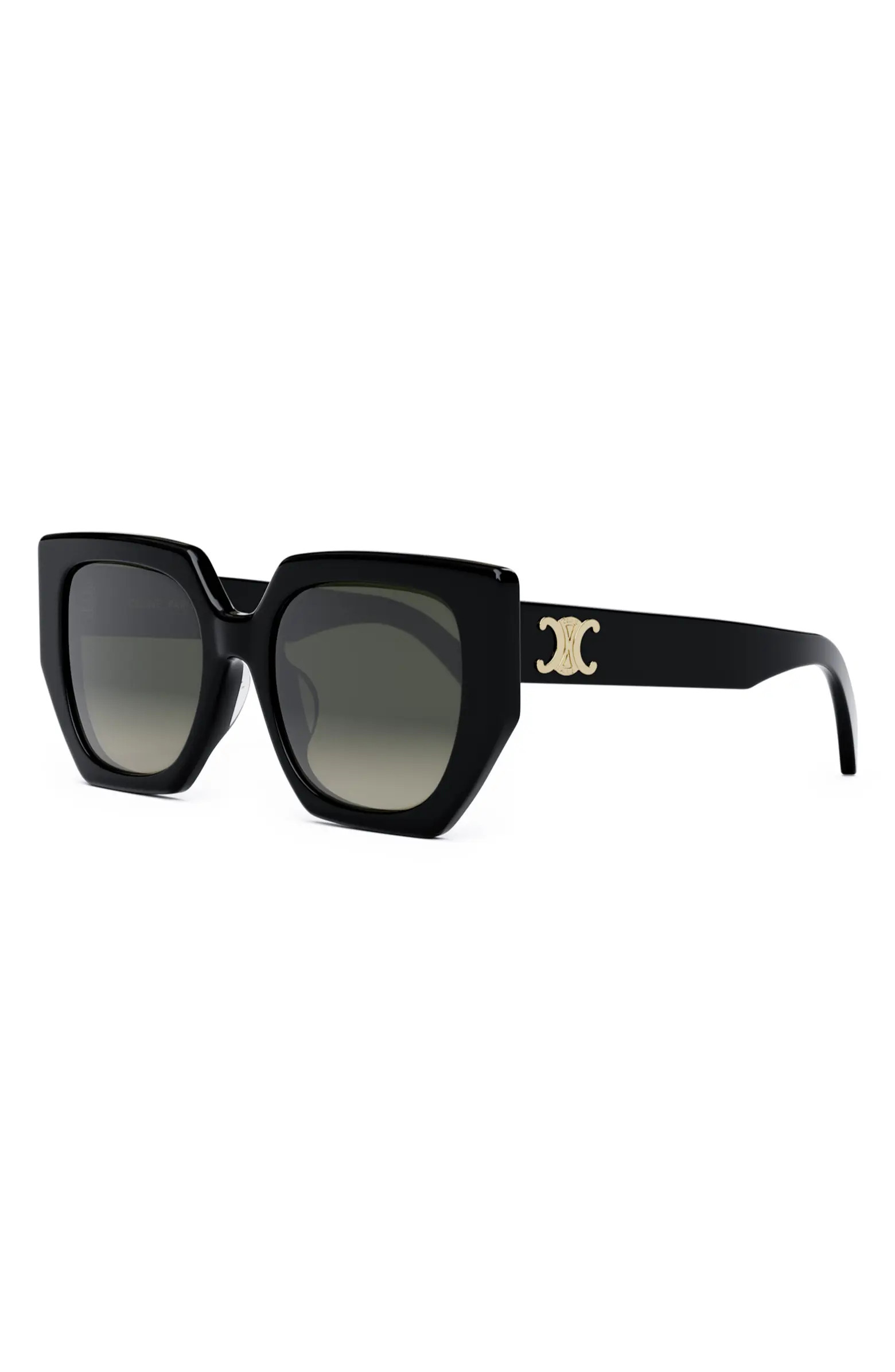 CELINE Triomphe 55mm Butterfly Sunglasses | Nordstrom | Nordstrom
