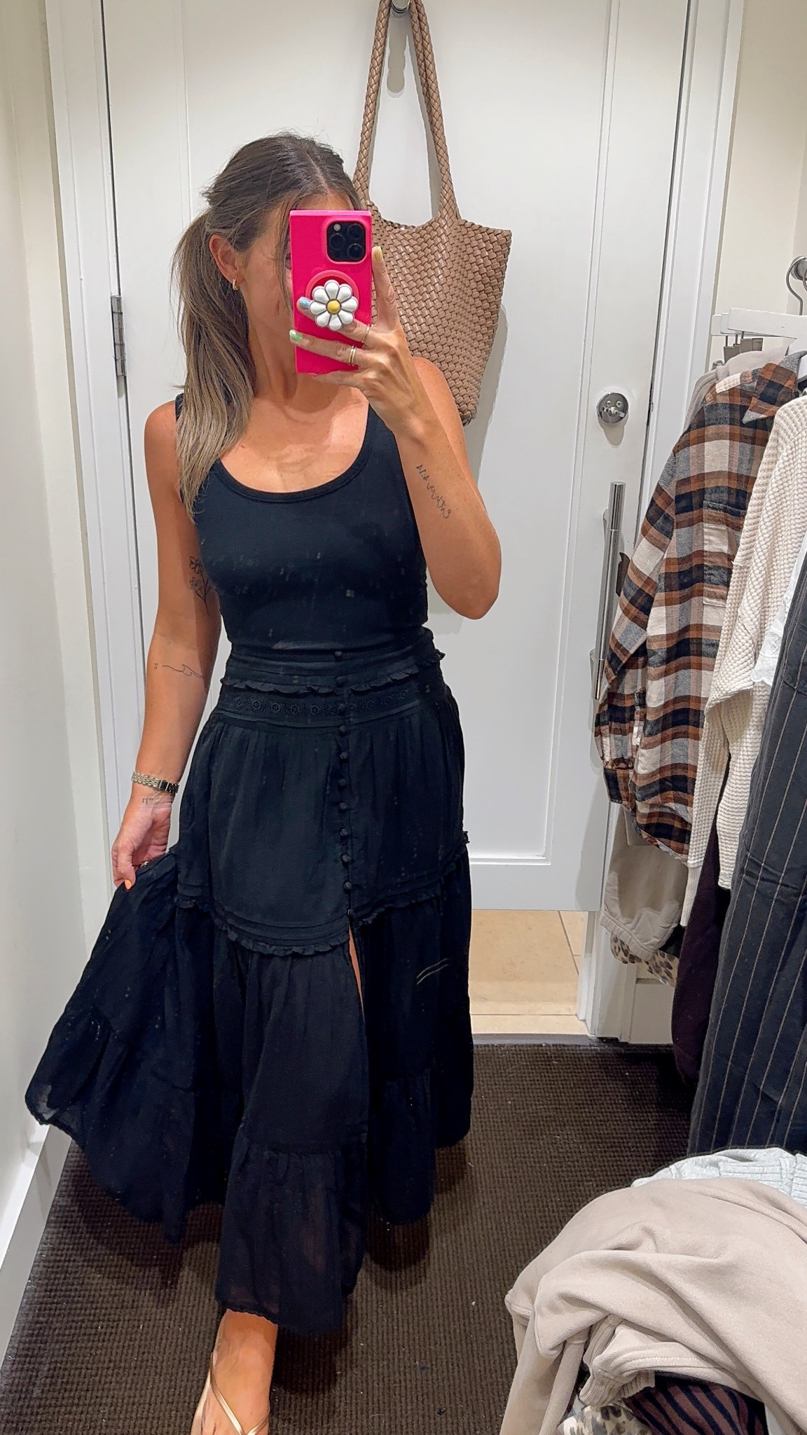 Love this look for a fall concert! XS in both. You can do cowgirl boots 👢 to perfect the look. Would be great with a denim jacket overtop! 