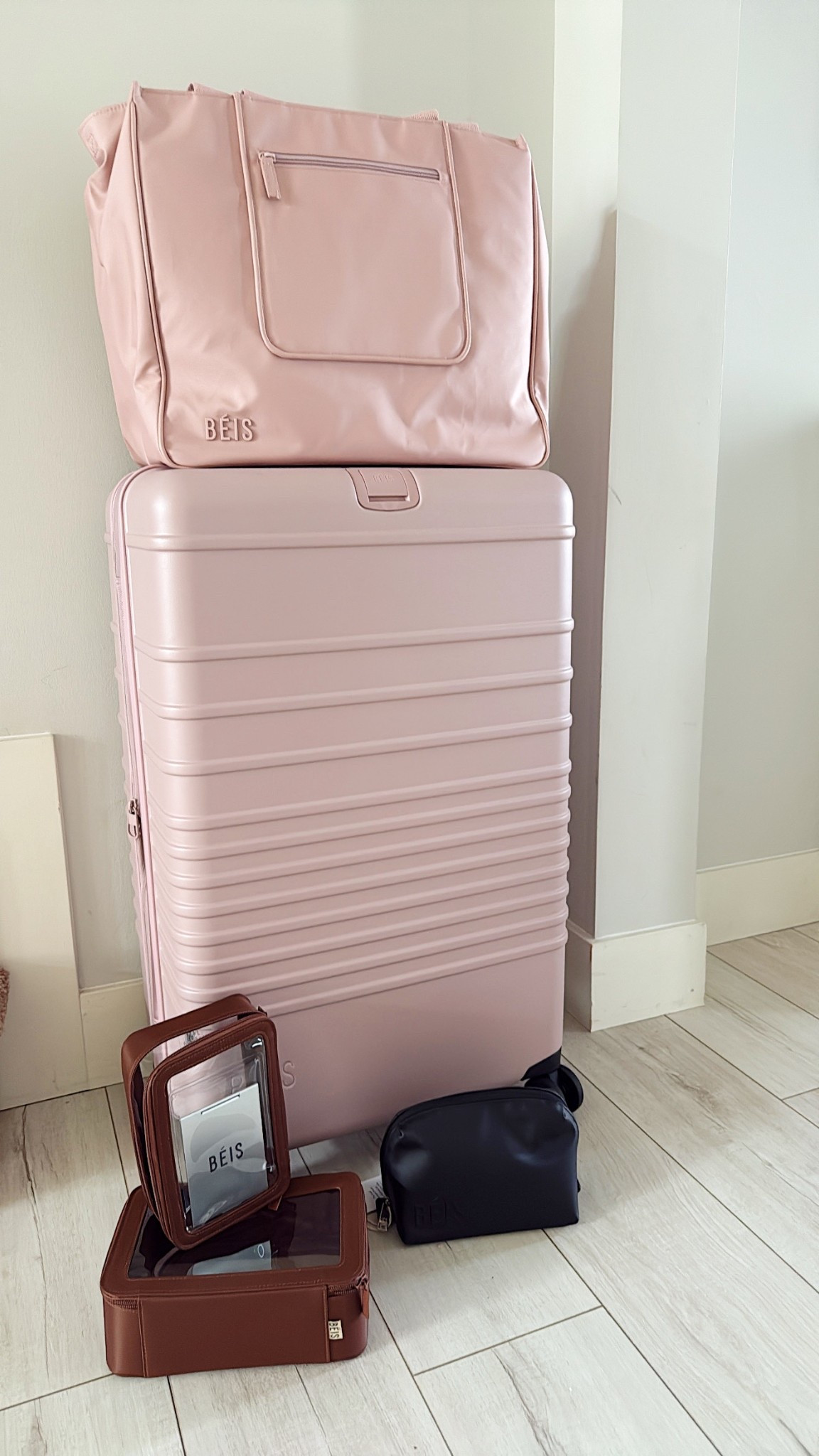 Prettiest new pink luggage #gifted from @beistravel 😍 We own many of their luggages & love them so much! So durable!

#LTKSeasonal #LTKdayinmylife #LTKTravel