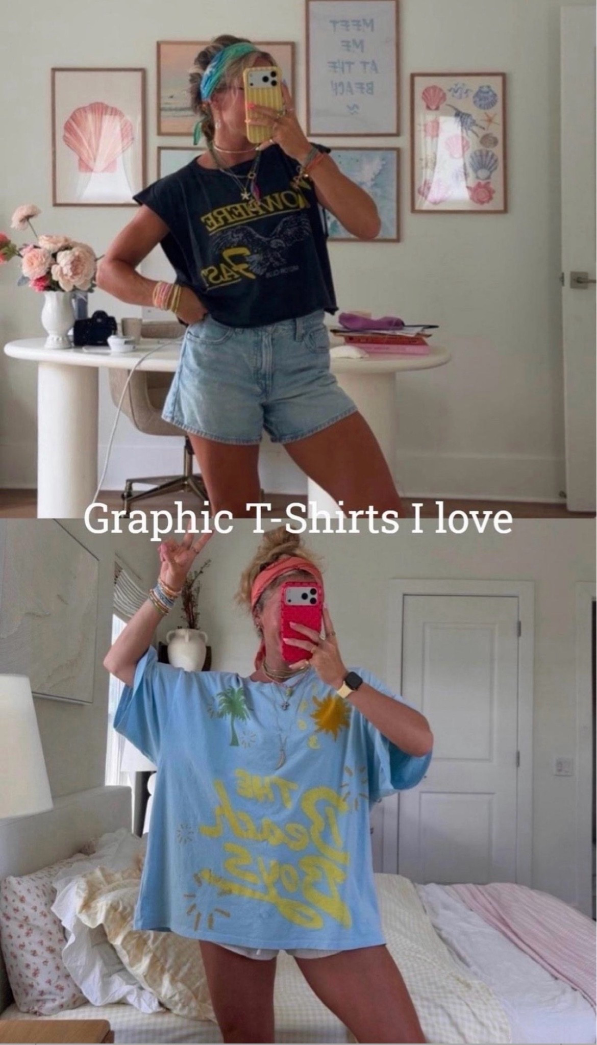 Graphic T’s I’ve been wearing all summer! These are perfect for casual looks or over bikinis! 🩷

#LTKgrwm #LTKmomlife #LTKSeasonal

#LTKgrwm #LTKTravel #LTKSeasonal