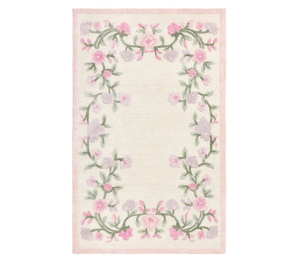 Eloise Floral Rug | Pottery Barn Kids