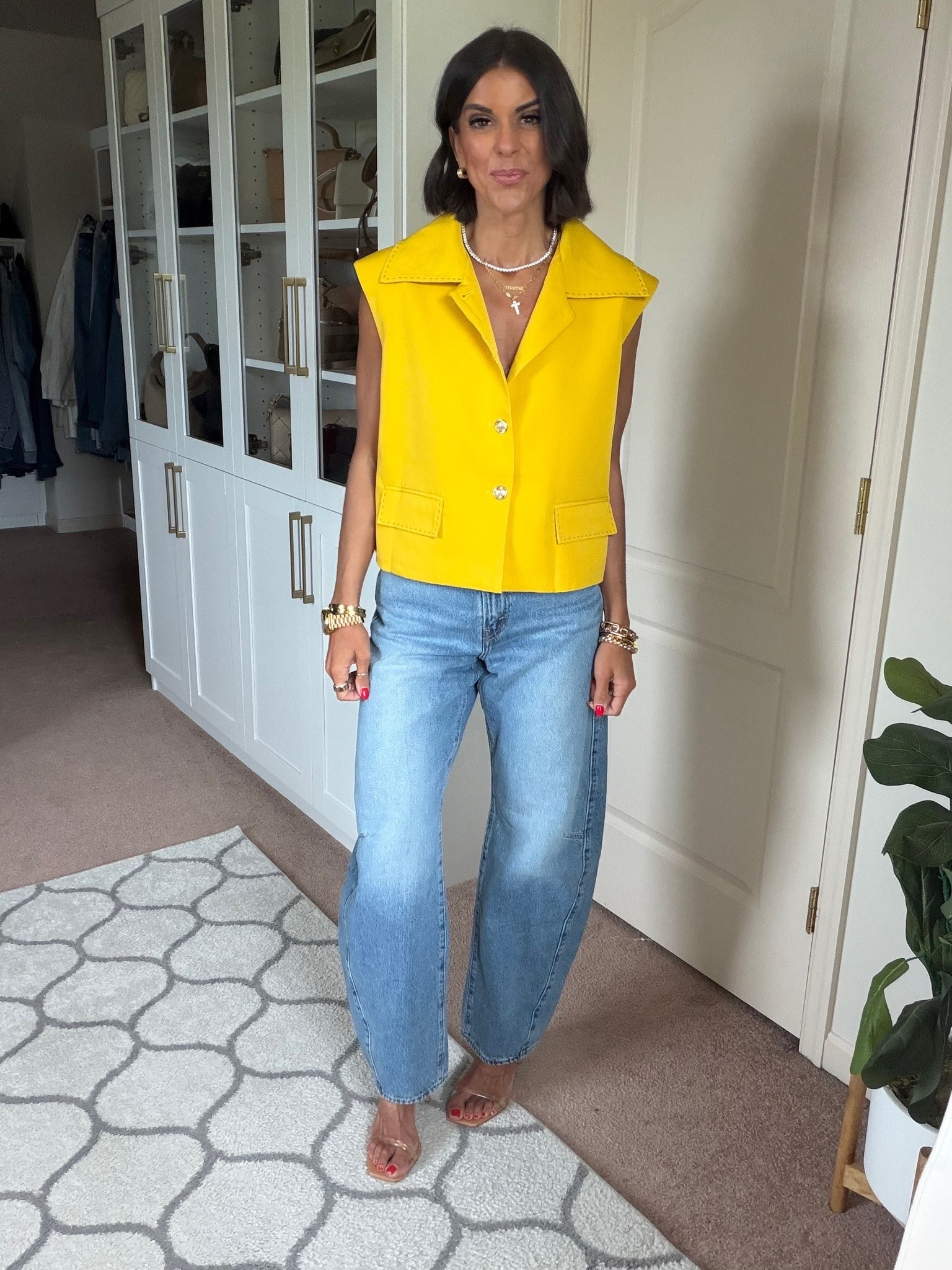 Size small in all. Size 25 in jeans

#LTKdayinmylife #LTKgrwm #LTKootd
