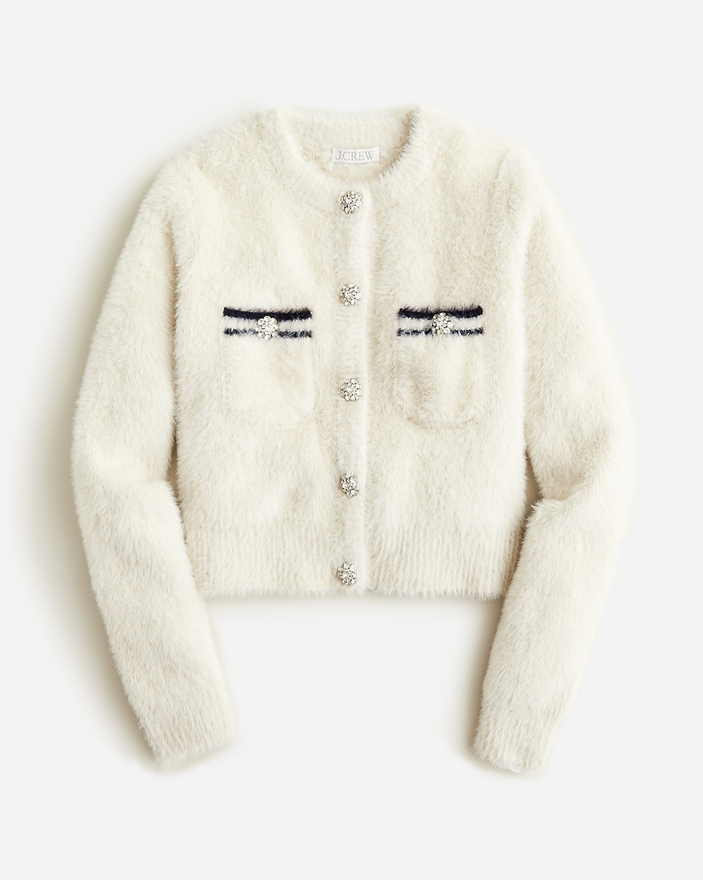 Sweater lady jacket in brushed yarn | J. Crew US