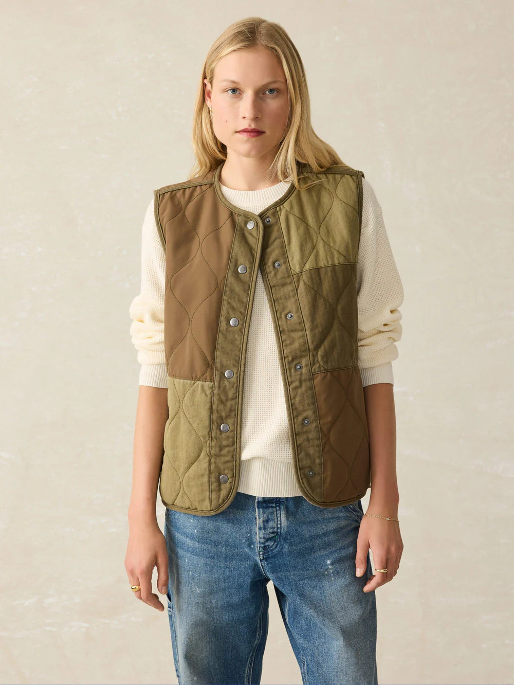 Oak Patchwork Vest | Faherty