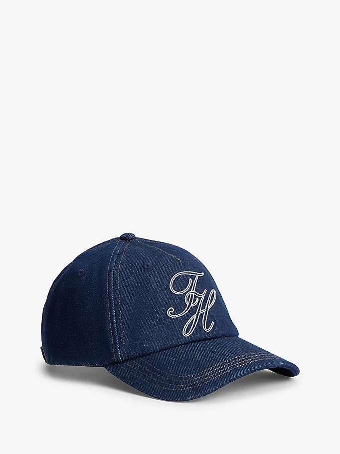 Logo Embroidery Denim Baseball Cap | Tommy Hilfiger UK