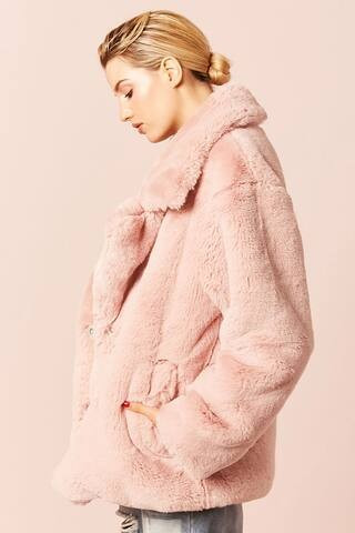 Faux Fur Double-Breasted Coat | Forever 21 (US)