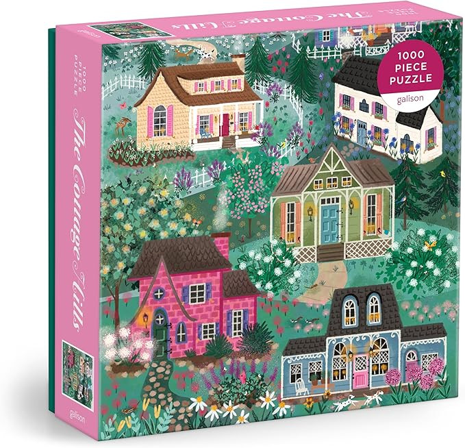 Galison The Cottage Hills – 1000 Piece Joy Laforme Jigsaw Puzzle Featuring Beautiful Artwork of... | Amazon (US)