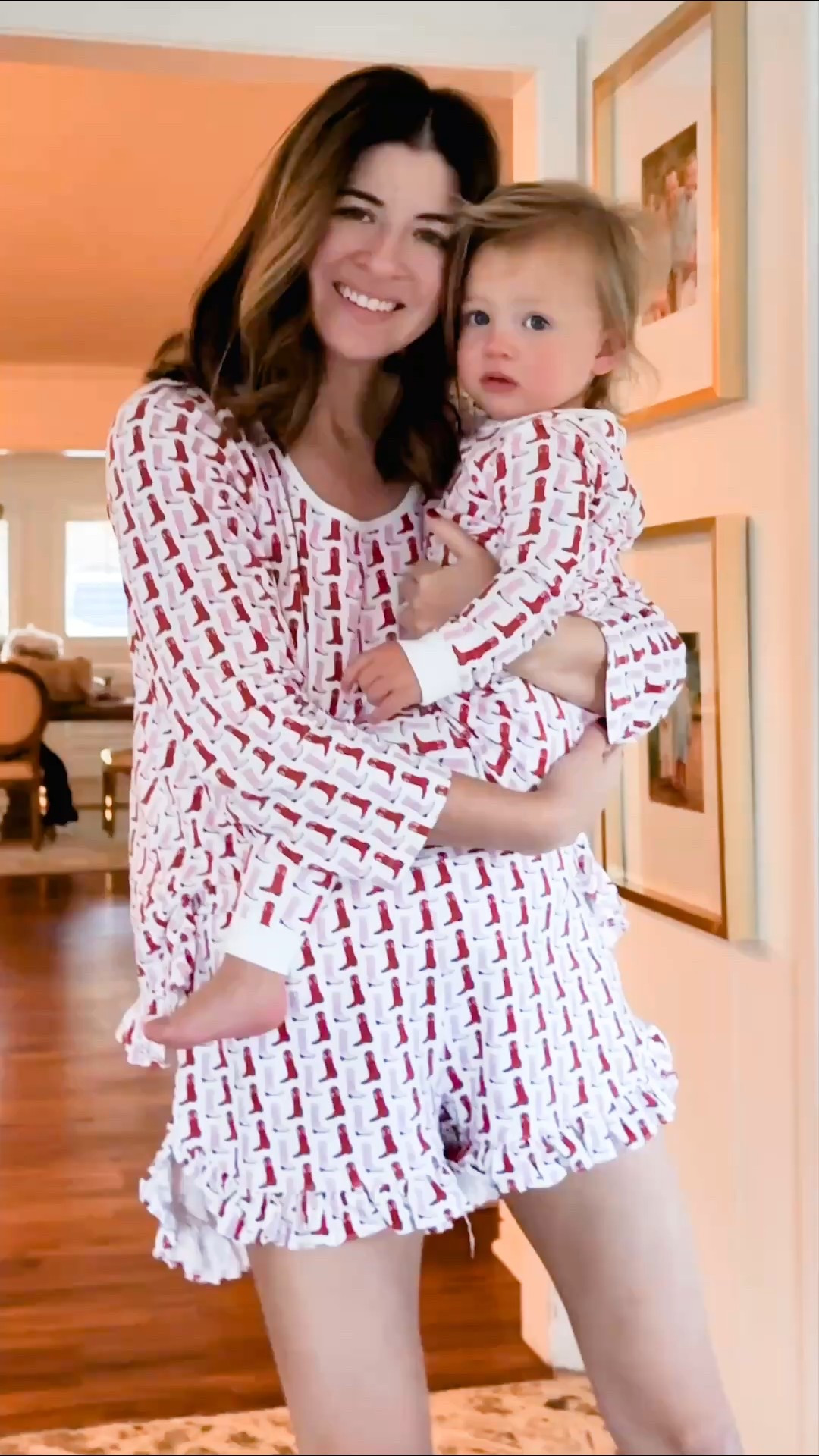 Crazy bed head, sleepy babies on hips, and matching jammies are my favorite 🥹🤍 Ford realized Margot and I were matching and insisted on taking a picture, which absolutely melted me. Our whole fam is obsessed with Lila & Hayes pajamas — the softest ever. And these little boots!! 🤠 They come in boys’ and girls’ styles in so many cute options not just pajamas. Use code BACKFORMORE for 15% off!

#LTKBaby #LTKFamily #LTKKids