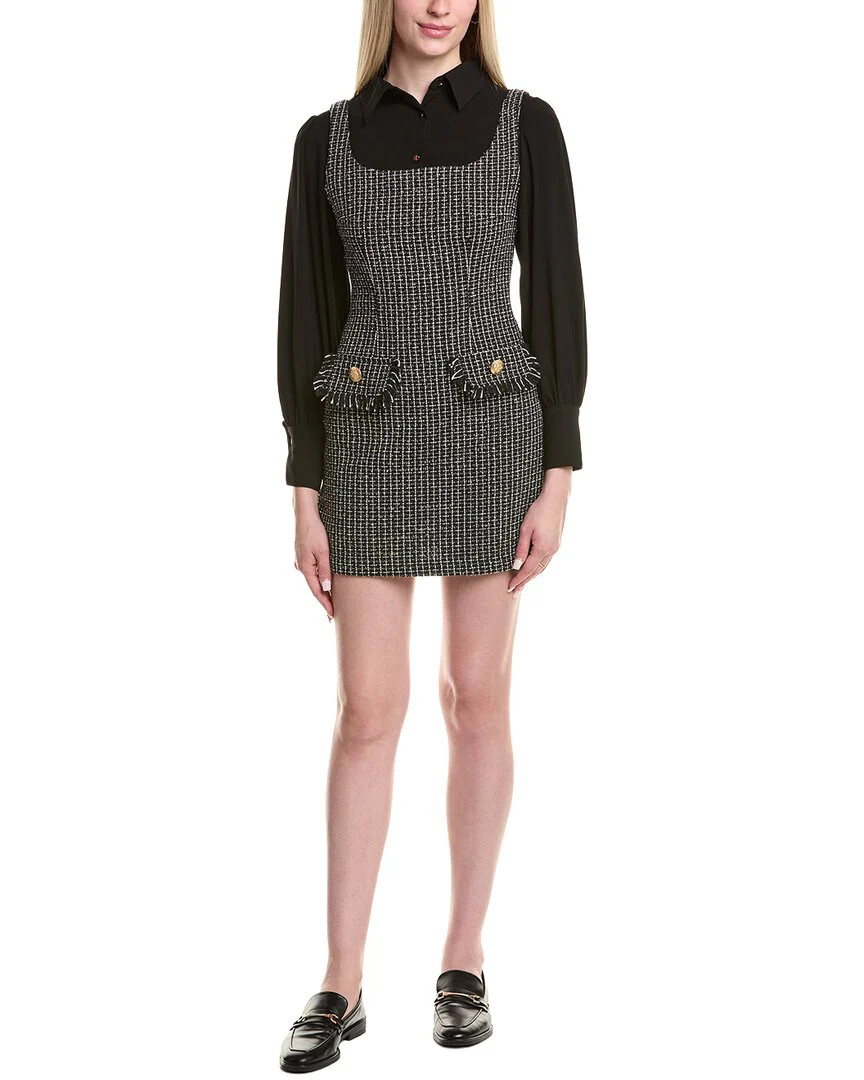 Lea & Viola Tweed Mini Dress | Shop Simon