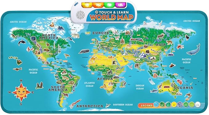 LeapFrog Touch and Learn World Map | Amazon (US)