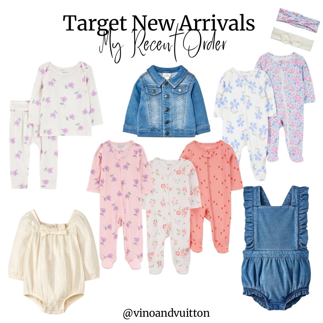 Target new arrivals baby girl!

Newborn favorites
Baby girl 
Spring newborn
Spring baby pajamas 

#LTKBaby #LTKSaleAlert #LTKFindsUnder50