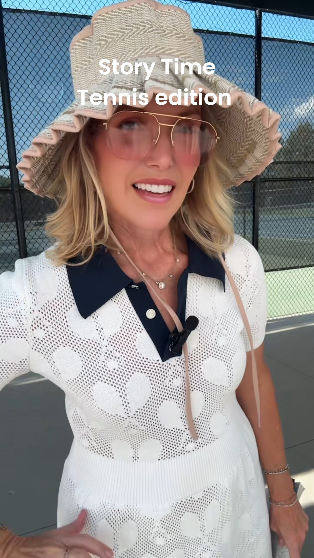 It was a hot but great tournament. This is one of the sweet stories. 
Totally loving this dress from Tory Burch! If Im not on the court it’s fun to be close to them. 

#LTKActive #LTKMidsize #LTKOver40