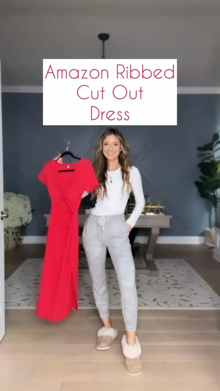 Ribbed cutout dress//xs//vuori joggers//sized down to xxs to make more fitted//workout top with thumbholes//xs//5’1

Great for vacation or a night out!

#LTKunder50 #LTKFind