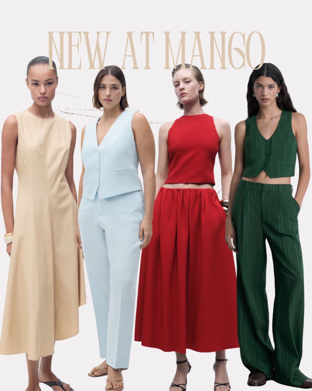 These new Mango arrivals are perfect for spring capsule wardrobes, featuring timeless neutrals and bold color pops. From minimalist linen sets and chic two-piece suits to statement red co-ords and classic pinstripes, each look offers effortless elegance for work-to-weekend styling. Shop these elevated basics and matching sets now for your fresh seasonal refresh.

#LTKFindsUnder100 #LTKSeasonal