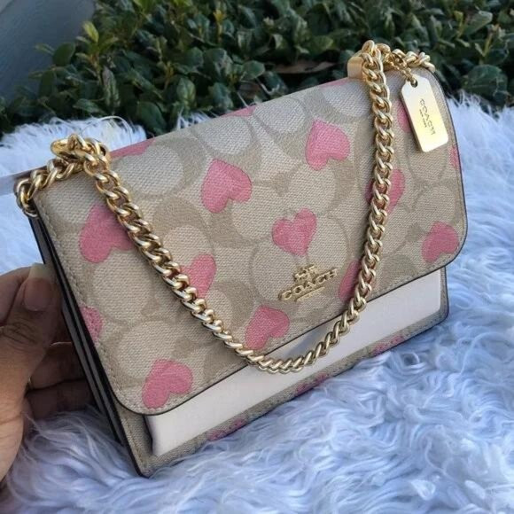 New COACH MINI KLARE CROSSBODY IN SIGNATURE CANVAS WITH HEART PRINTNew COACH MIN | Poshmark