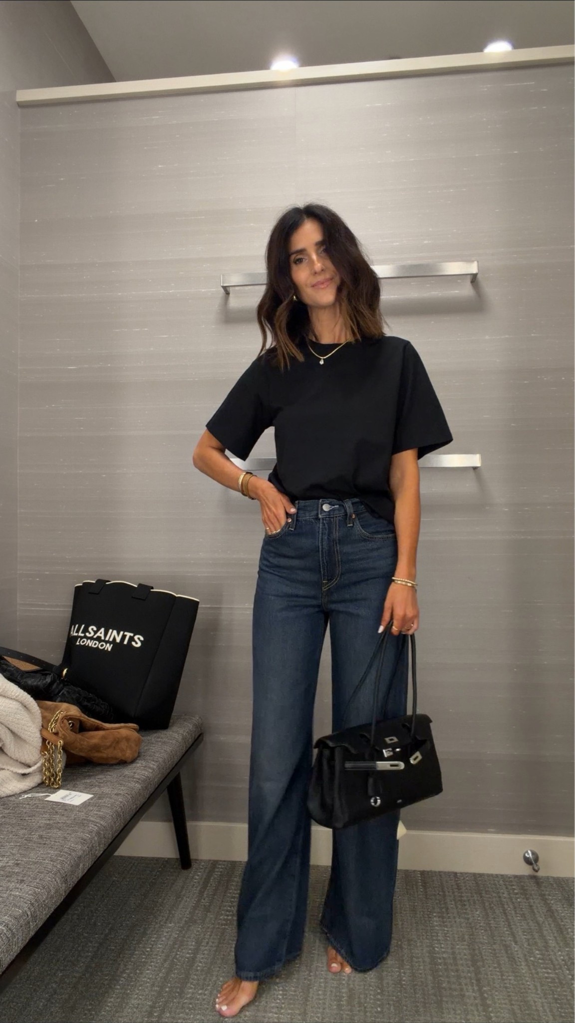 I’m just shy of 5-7” wearing the size XS tee and my jeans run big. I recommend sizing down one! 

#stylinbyaylin #aylin #nordstrom #nsale

#LTKSaleAlert #LTKOver40 #LTKSeasonal