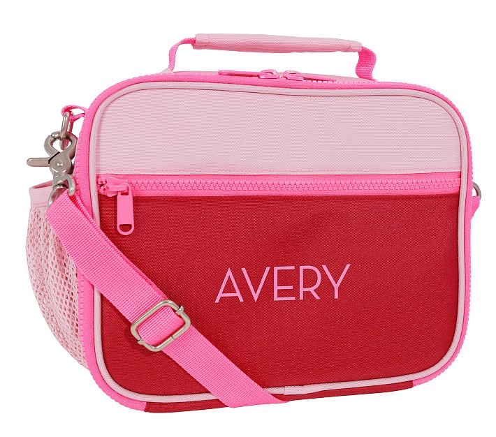 Red/Pink Astor Cold Pack Lunch Box | Pottery Barn Kids
