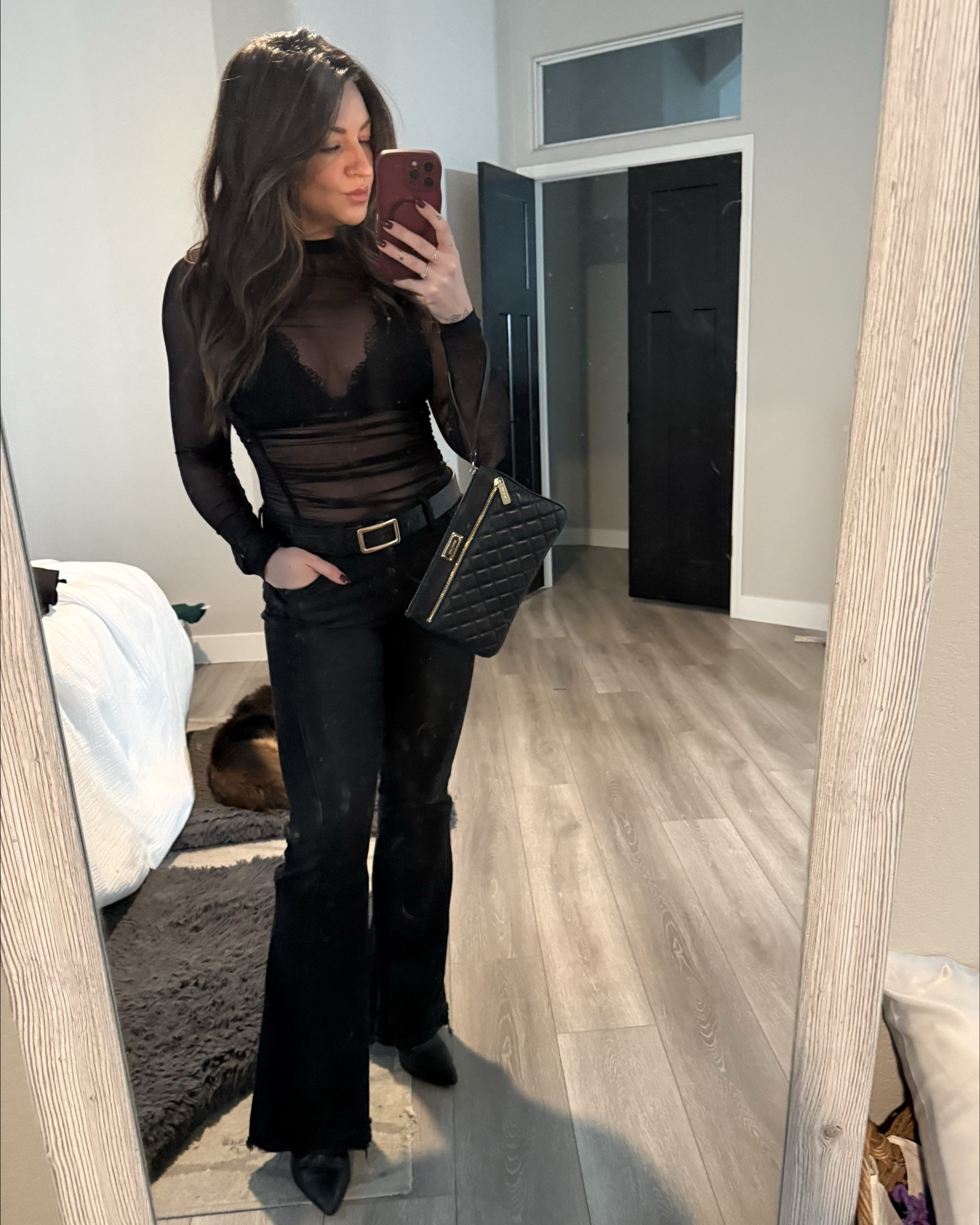 Date night fit! You can never go wrong with all black  

#LTKootd #LTKSeasonal #LTKValentine