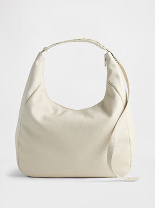 Vegan Pebble Leather Slouchy Bag | Gap (US)