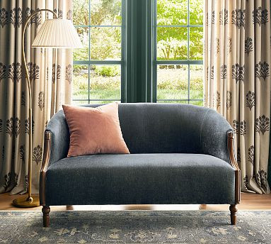 Chris Loves Julia Florence Settee | Pottery Barn (US)