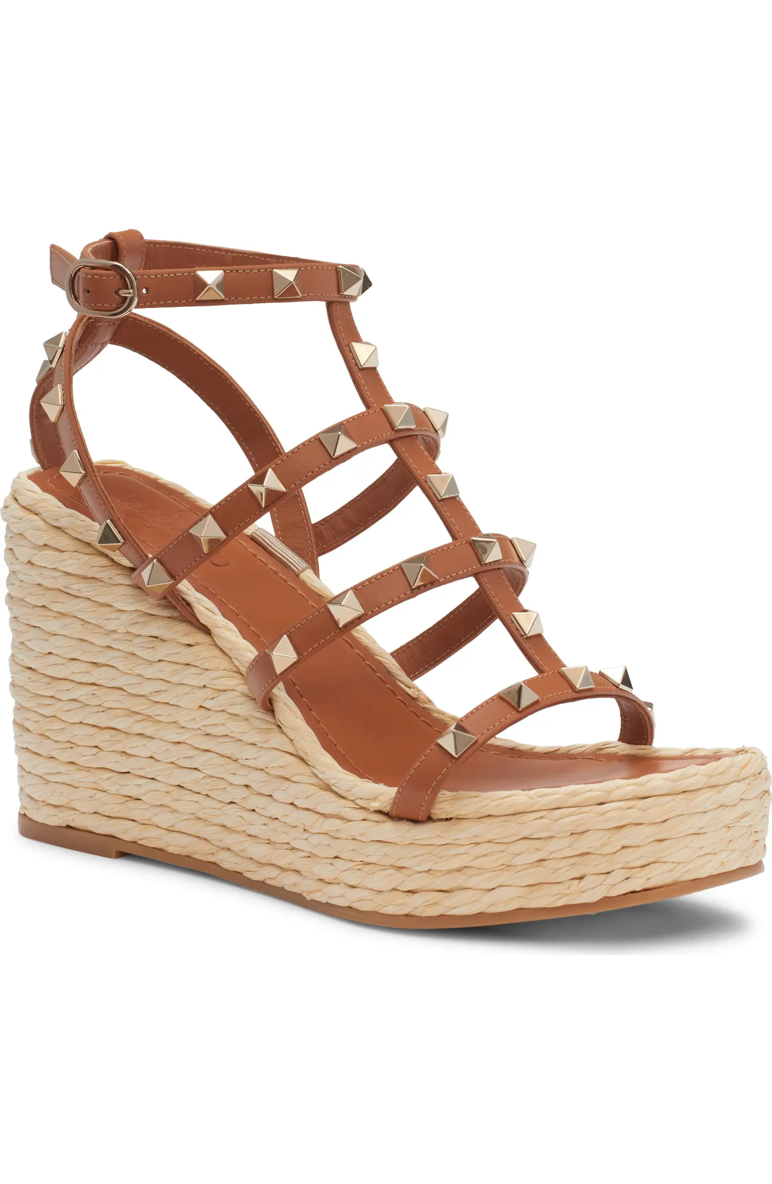 Rockstud Espadrille Wedge Sandal (Women) | Nordstrom