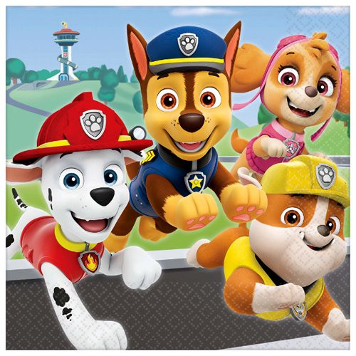 Paw Patrol 'Adventures' Lunch Napkins (16ct) | Walmart (US)