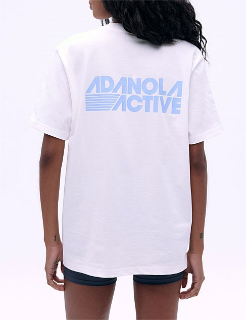 Adanola Adanola Active Short Sleeve Oversized T-shirt | David Jones | David Jones (Australia & New Zealand)