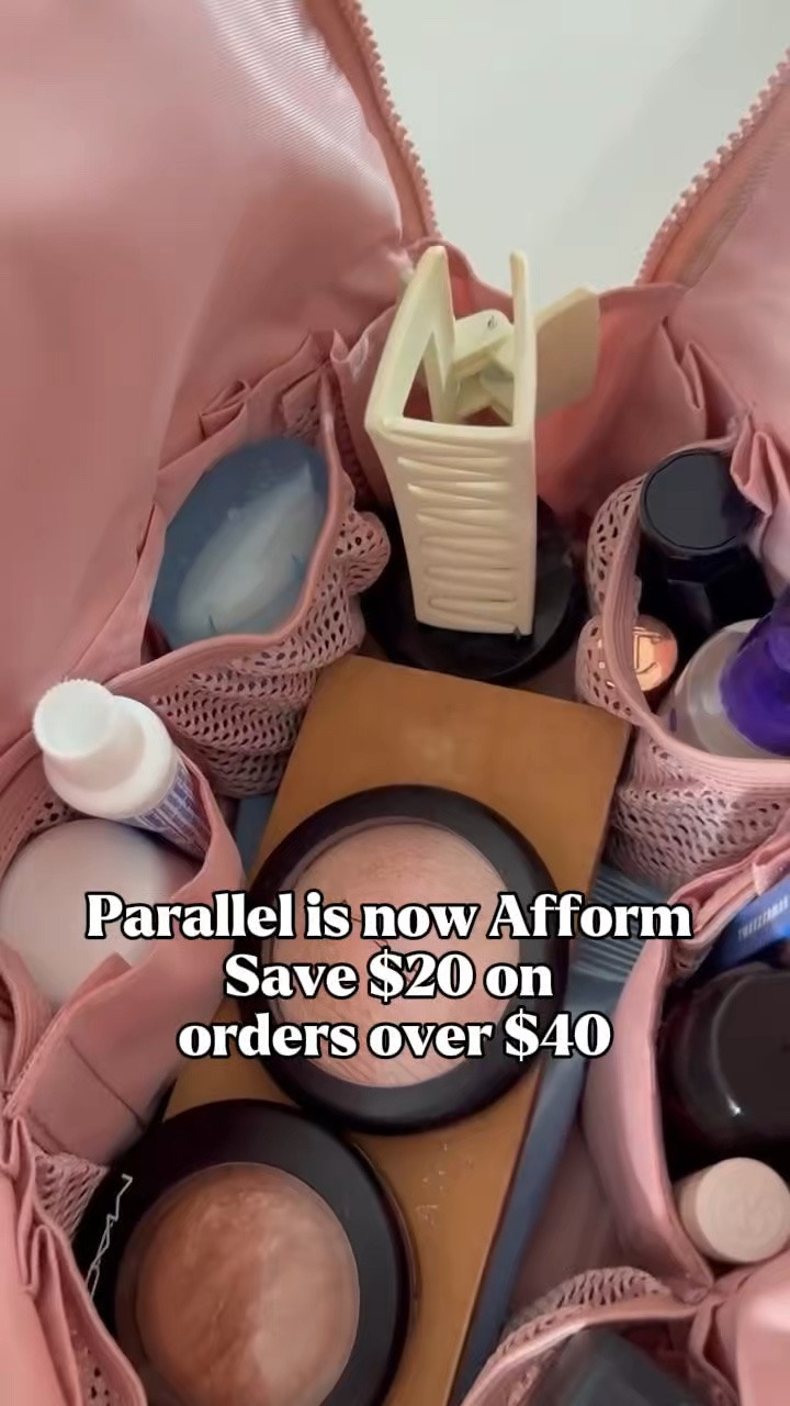 The viral Parallel makeup bag has officially been rebranded as Afform, and if you’ve been wanting the original, now’s the time. Save $20 on orders over $40 through @shopapp. Click my links to see what offer is available to YOU. #shopapppartner