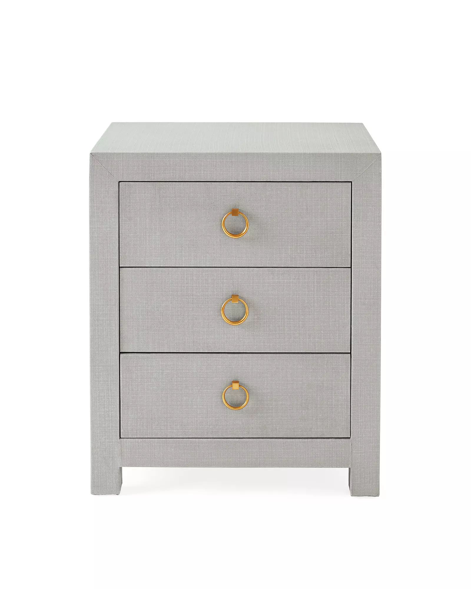 Driftway 3-Drawer Nightstand - Dove | Serena and Lily
