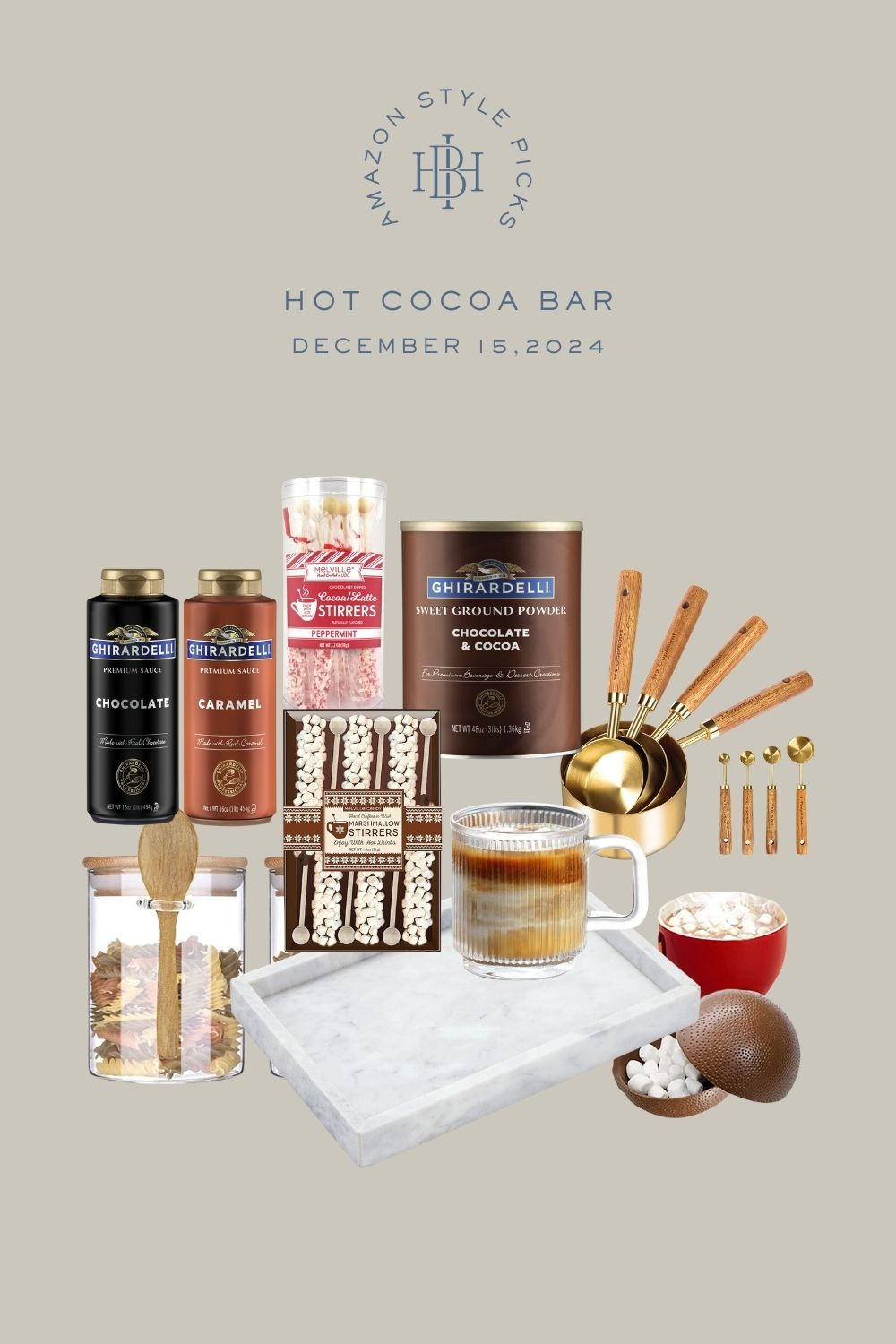 Hot cocoa bar favorites from Amazon. 

 #LTKHoliday #LTKSeasonal #LTKHome