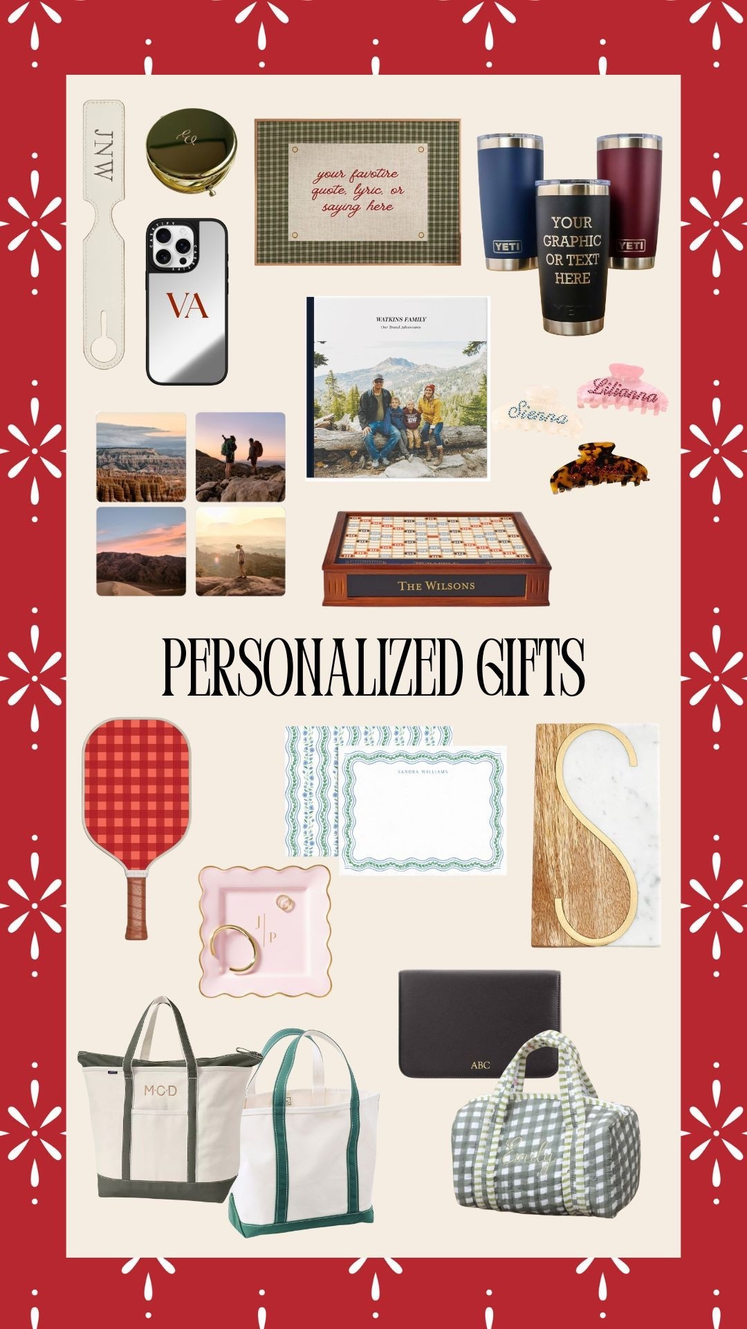 [12/16/25] some personalized gifts for thoughtful gift giving ❤️ 

#LTKGiftGuide #LTKFindsUnder100 #LTKHoliday